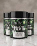 Kit com 3 Unidades de Colágeno + Creatina Dr. Greens 300g - Pó